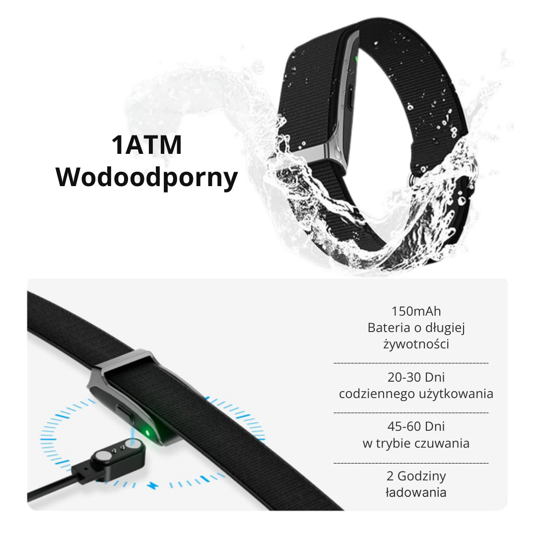 Bionny 4.0 - Biometryczna opaska zdrowotna, która rozumie Twoje ciało lepiej niż Ty.