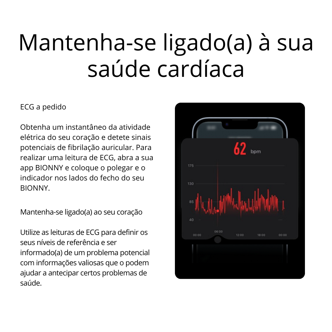 Bionny 4.0 - A pulseira biométrica de saúde que compreende o seu corpo melhor do que você.