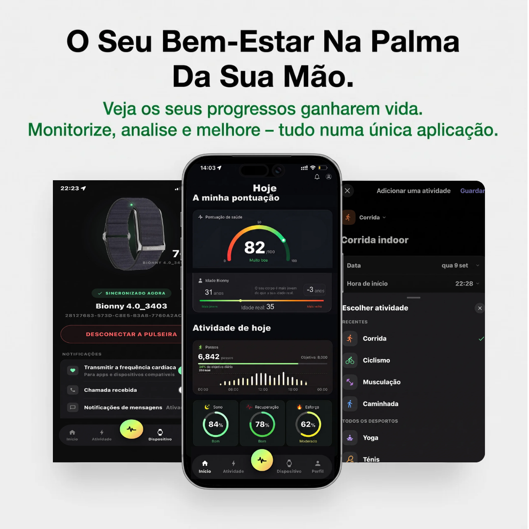 Bionny app screens