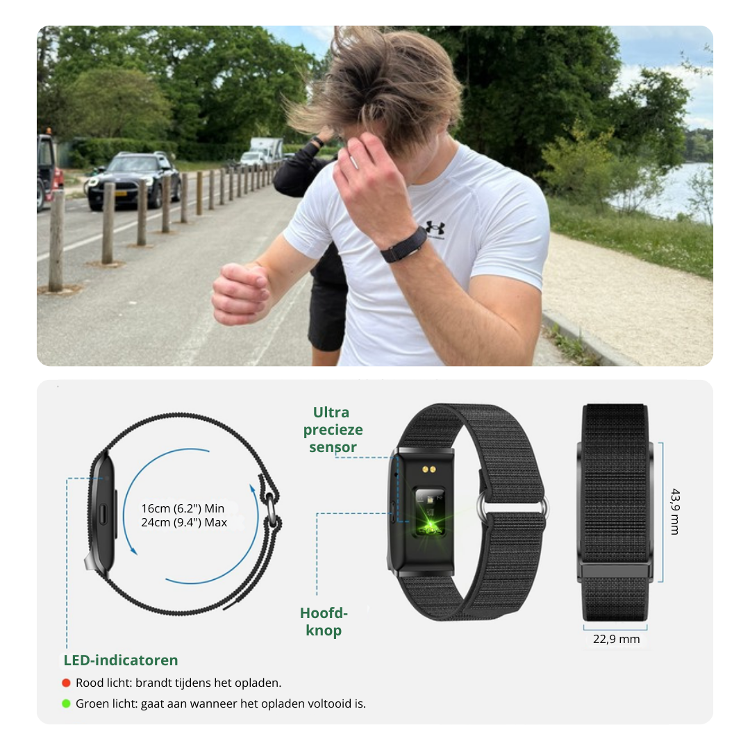 Bionny 4.0 - Le bracelet biométrique de santé qui comprend votre corps mieux que vous.