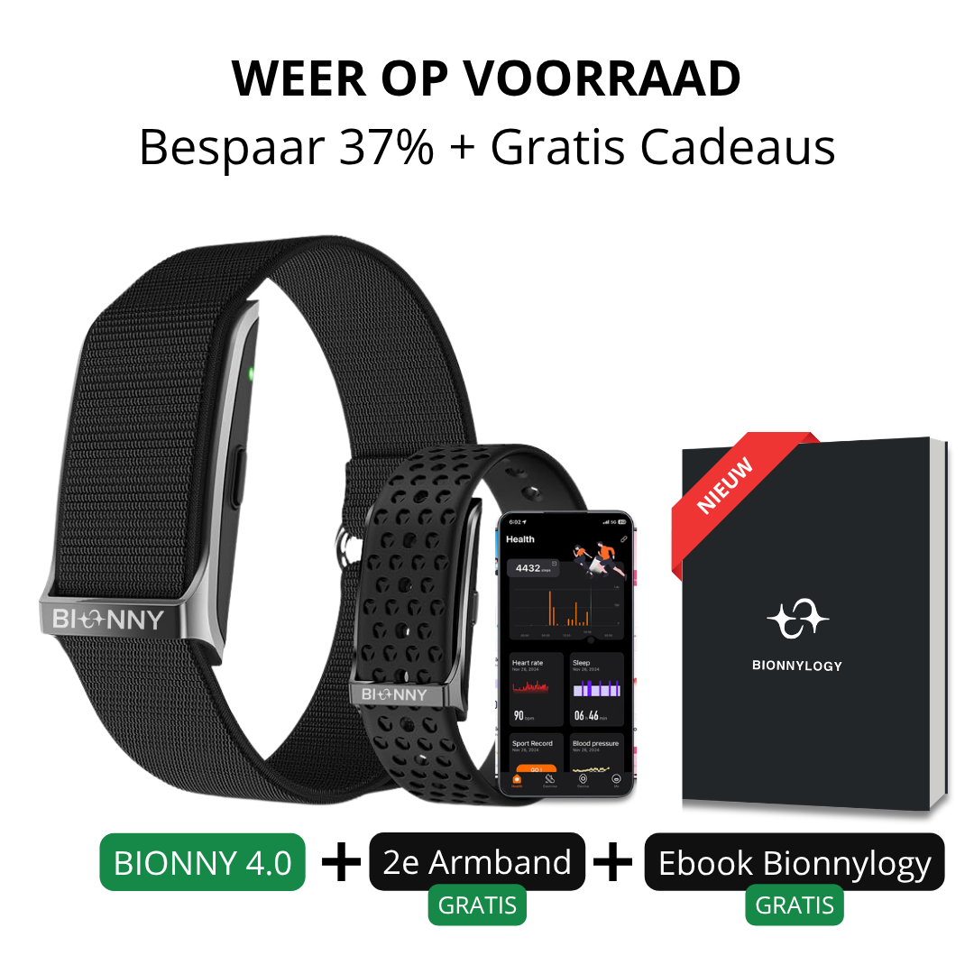 Bionny 4.0 - Le bracelet biométrique de santé qui comprend votre corps mieux que vous.