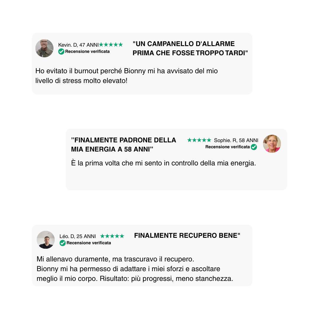 BIONNY 4.0 — Il braccialetto biometrico per la salute che capisce il tuo corpo meglio di te