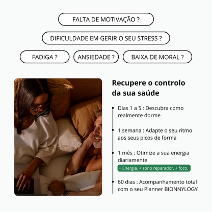 Bionny 4.0 - A pulseira biométrica de saúde que compreende o seu corpo melhor do que você.