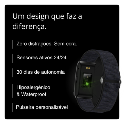 Bionny 4.0 - A pulseira biométrica de saúde que compreende o seu corpo melhor do que você.